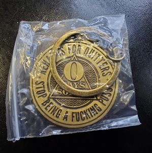 Assholes Live Forever Keychain